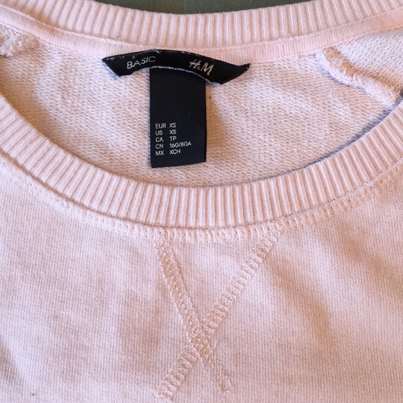 H&M Pink oversized sweatshirt - Picture 2 of 3
